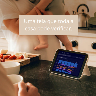 Monitor para Babá Eletrônica Nanit Home Display - Modo de Tela Dividida